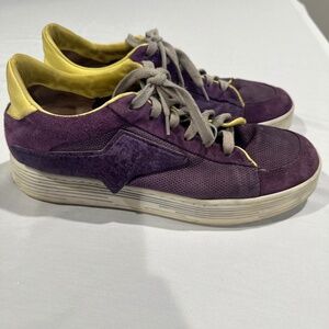 AS 98 sneaker, womens, size 40, purple, yellow accent, good condition